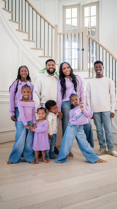 Instagram post by @courtnwilliams for Old Navy. Caption reads: How we feel about all that God has in store for us....