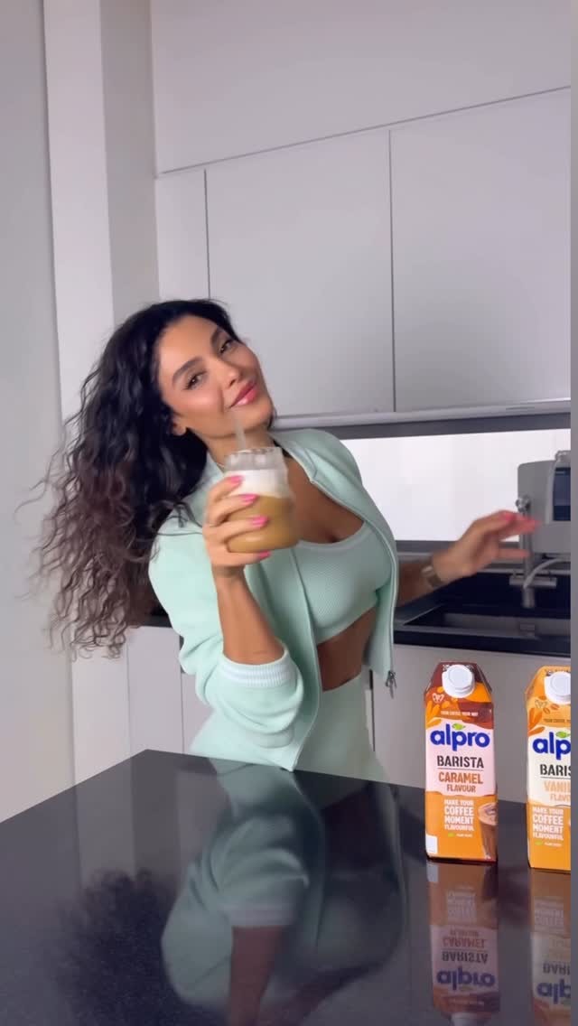 Instagram post by @ygolsharifi for Alpro. Caption reads: [...] upgrade in every sip. SO GOOD!

The NEW....