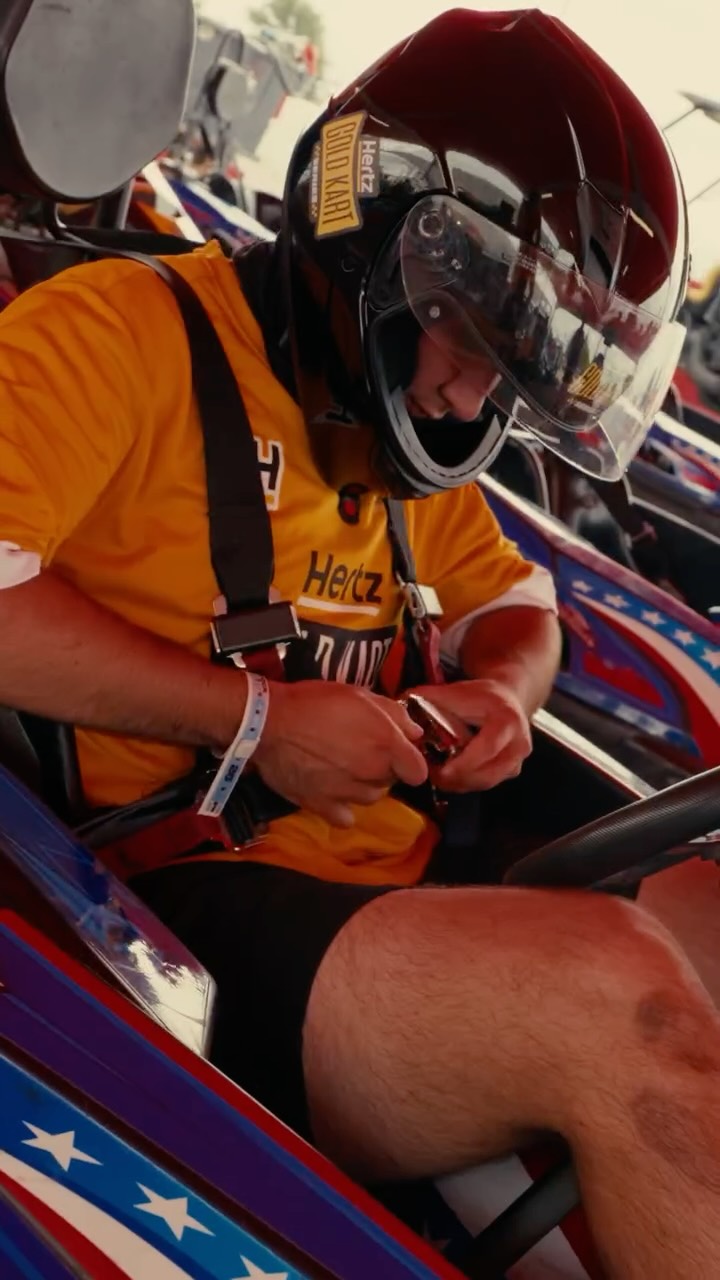 Instagram post by @jota_sport for Hertz. Caption reads: 🏁 The final checkered flag has been waved for the....