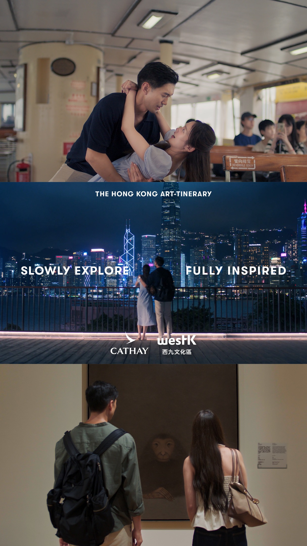 Instagram post by @pimtha for Cathay Pacific. Caption reads: Does your travel buddy love to rush from one....