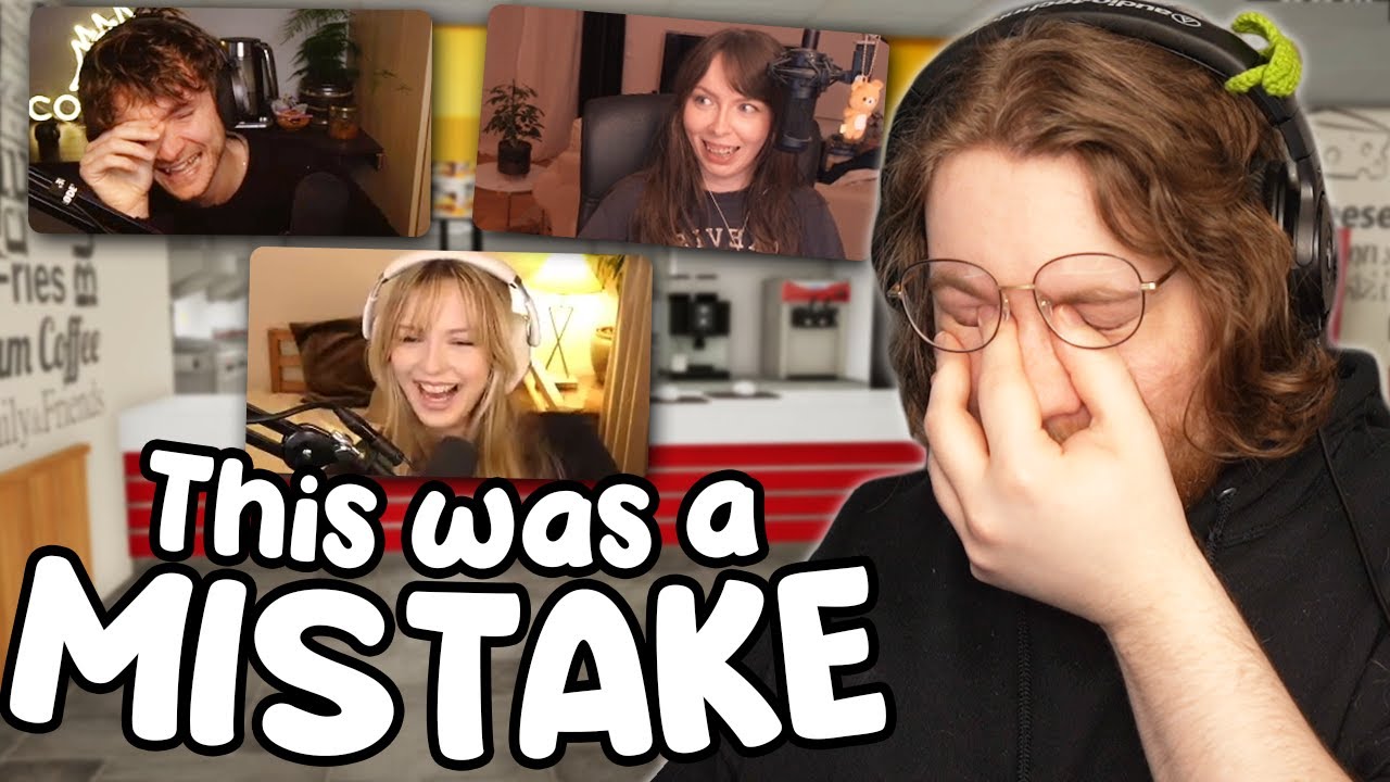 YouTube post by @FlashGamesNemesis for Ekster. Caption reads: Do NOT open a restaurant with your friends....