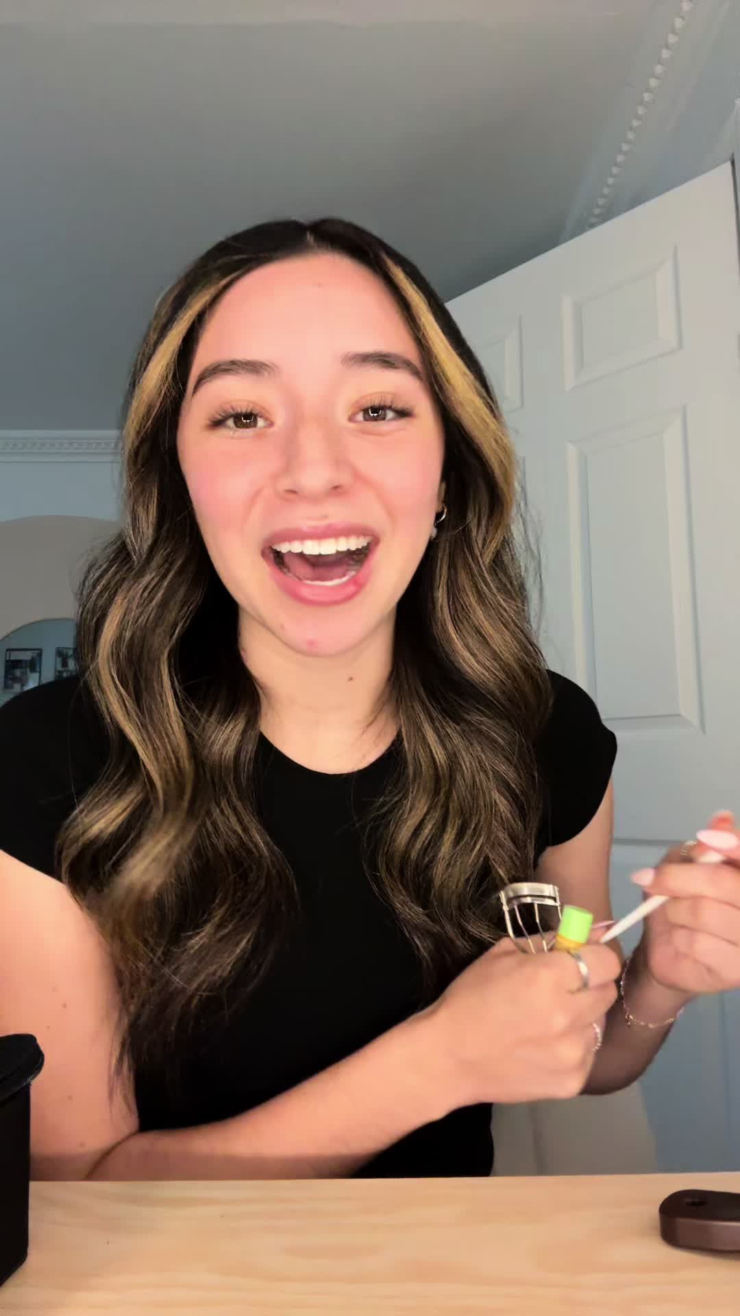 TikTok post by @kayla.castroo for Tinder. Caption reads: the best way to meet new people is with your....