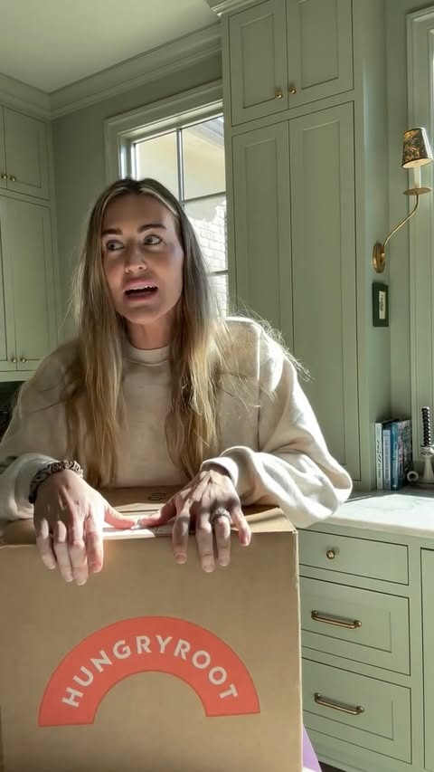 Instagram post by @kady_day for Hungryroot. Caption reads: @hungryroot is an addition we made to our routine....