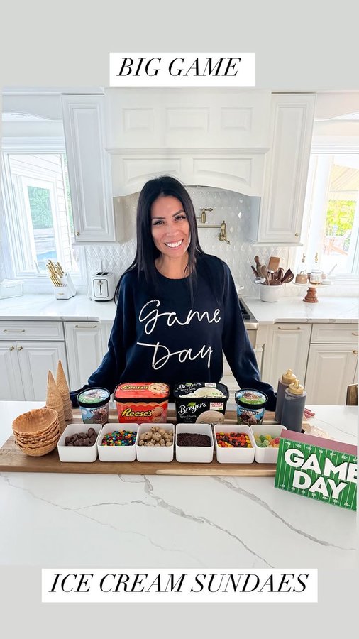 Instagram post by @carla.bushey for Ben & Jerry's. Caption reads: #ad I’m so excited to have partnered with @Target....