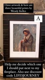 Instagram post by @lifesjourneytoperfection for Havenlight. Caption reads: [...] these three beautiful prints from....