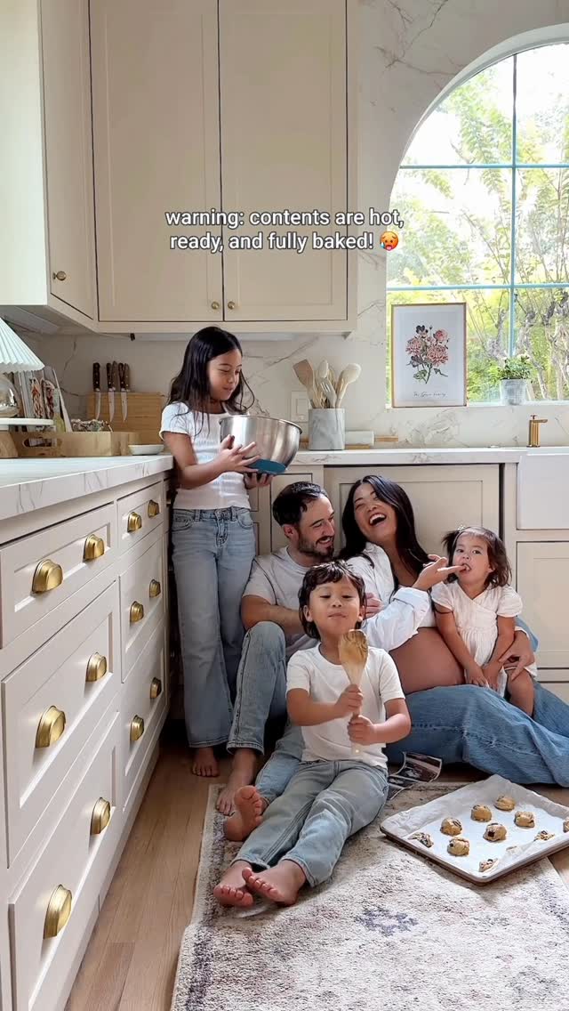 Instagram post by @joyfullygreenhome for American Express. Caption reads: #ad #WalmartPartner 🍪Baby Green number 4 is fully....