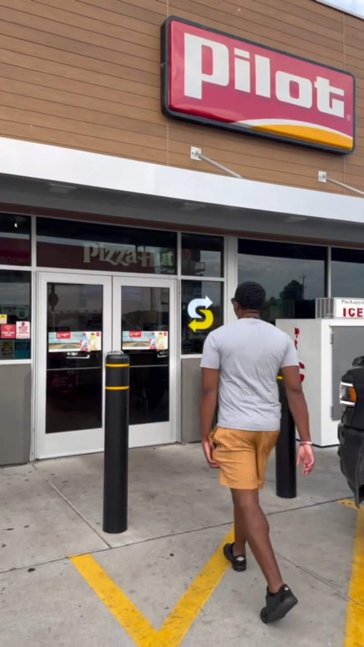 Instagram post by @tarik_alaminii for Pilot Flying J. Caption reads: I always stop at @pilotflyingj for my on the road....