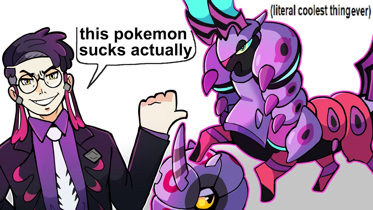 YouTube post by @Gnoggin for Helix Sleep. Caption reads: [...] and its #pokemondesign Thank you Helix Sleep....