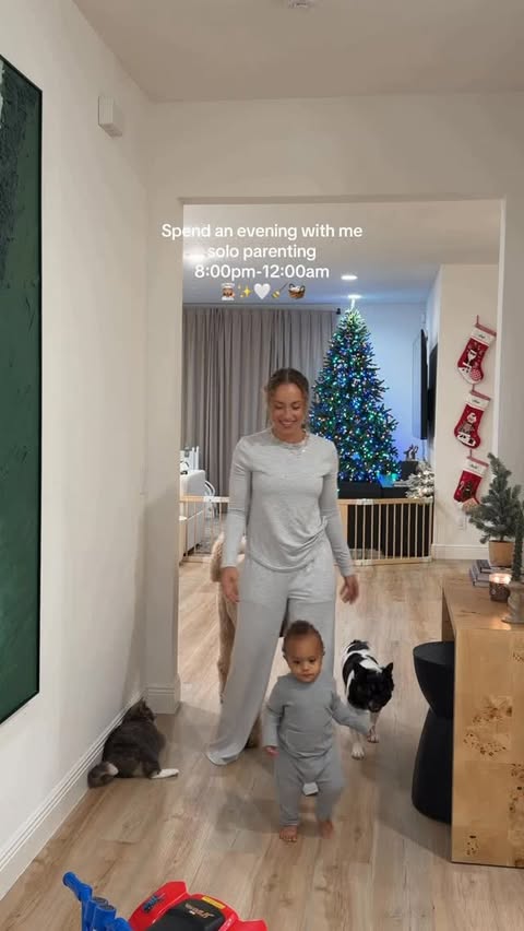 Instagram post by @deasiagreenn for Coterie. Caption reads: So happy Toines home! 🥺🤍.