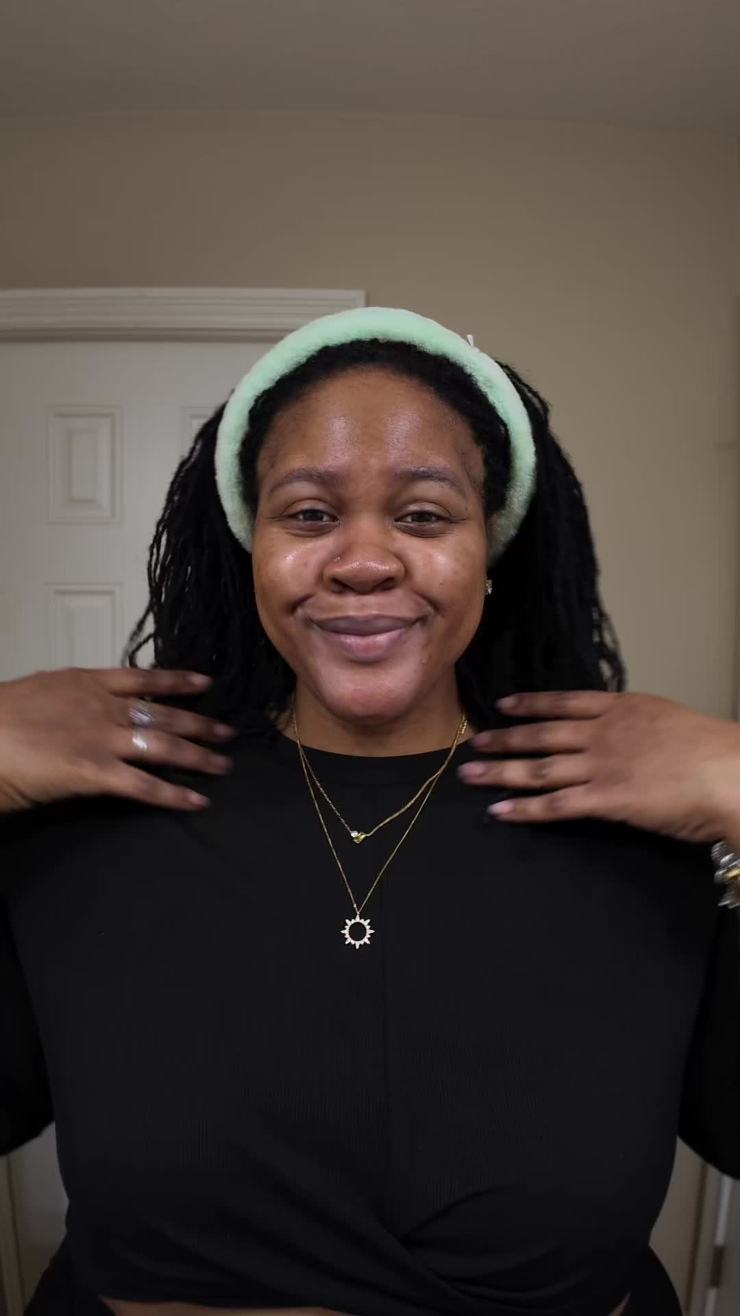 TikTok post by @elliemariyo for Pure Daily Care NuDerma Wand. Caption reads: [...] #skincaretips #blackskincare @Pure Daily....