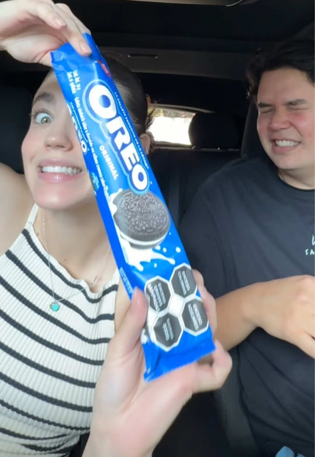 TikTok post by @mariferppl for Oreo. Caption reads: Casi me creía 🤫🤫…… pero como oreo no hay doss....