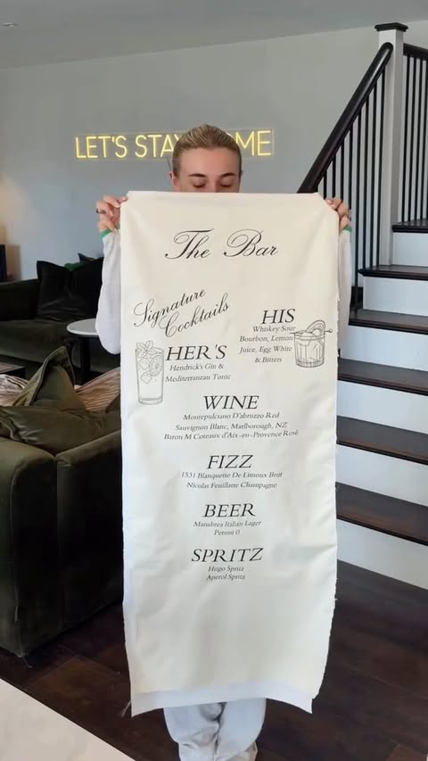 Instagram post by @tabbybellhome for Cricut UK & Ireland. Caption reads: One of my favourite details from our wedding… our....