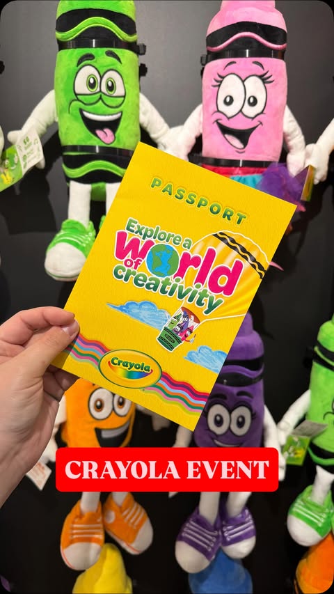 Instagram post by @councilhousemama for Crayola. Caption reads: [...] the kids will receive their own little....