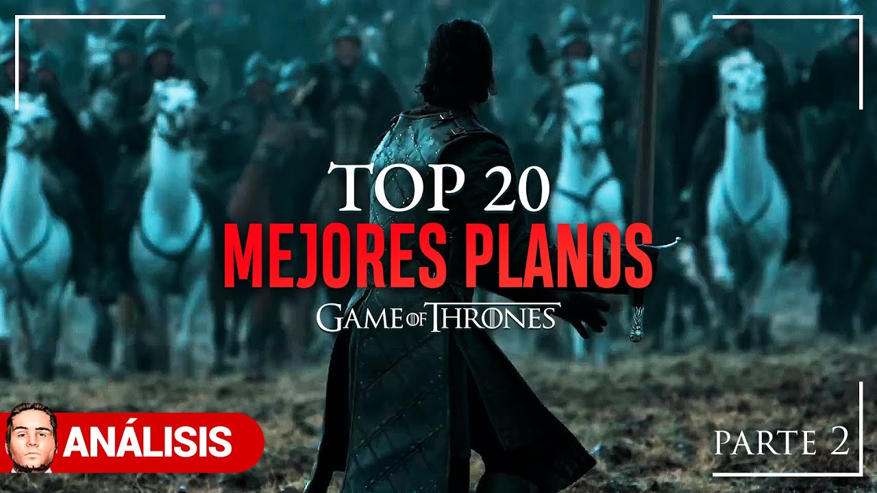 YouTube post by @JordiMaquiavello for Nextory. Caption reads: GAME OF THRONES | TOP 20 BEST SHOTS - Part 2.