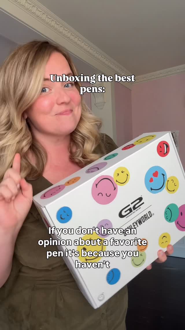 Instagram post by @whimsical_emily for Office Depot. Caption reads: #ad Pilot just launched the cutest version of....