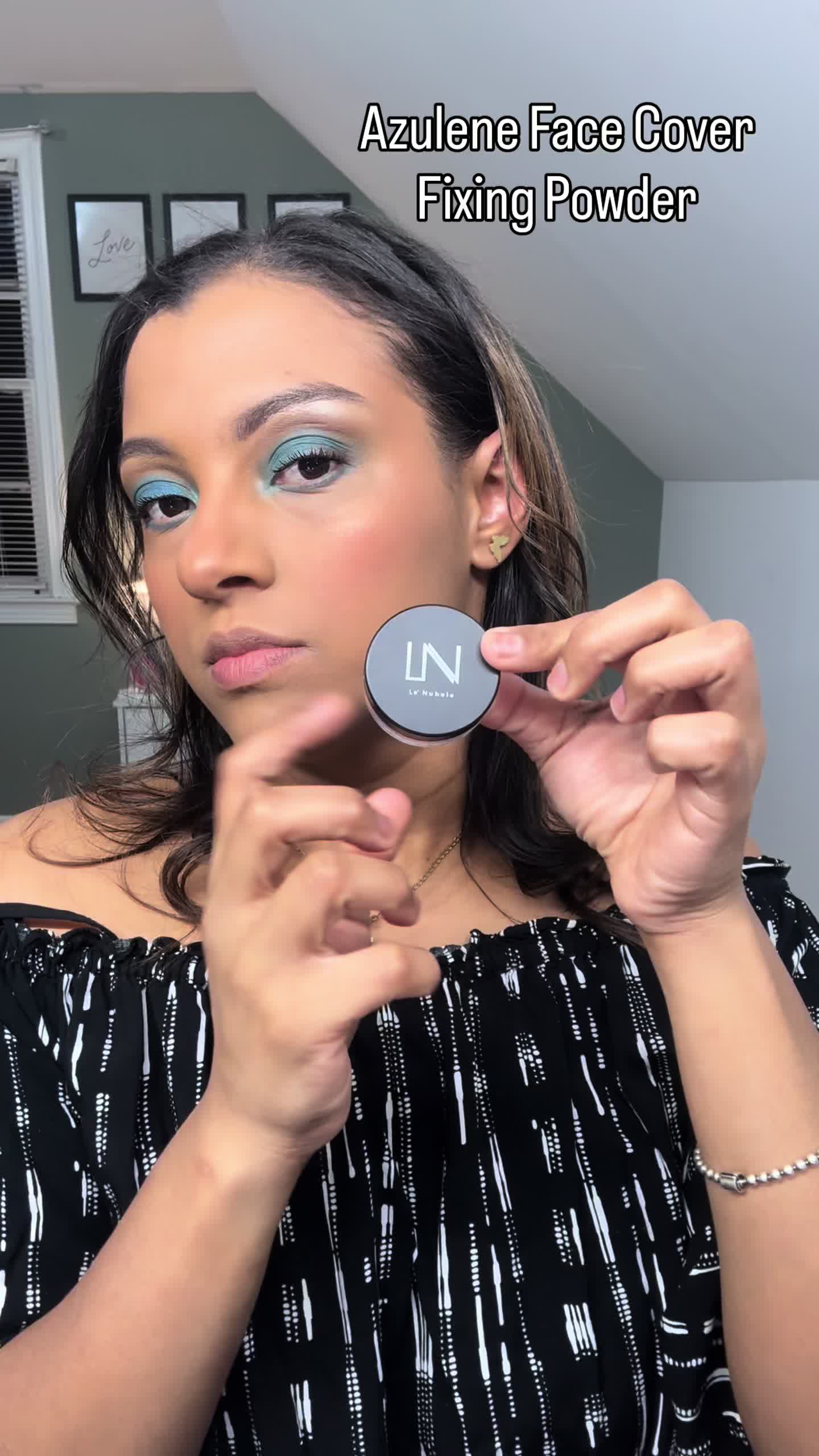 TikTok post by @halibelgonzalez for Lenubele. Caption reads: @Le Nubele US #lenubele #lenubelepowder....
