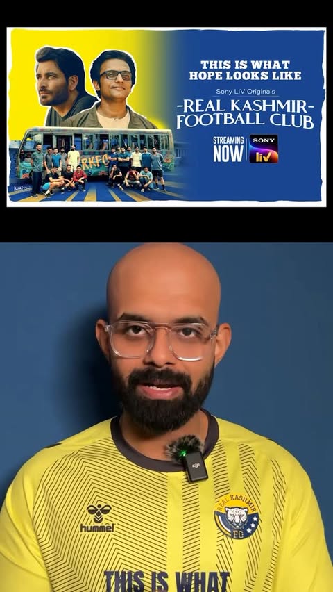 Instagram post by @realkashmir_fc for Sony LIV. Caption reads: [...] 🇮🇳

@realkashmir_fc now streaming on....
