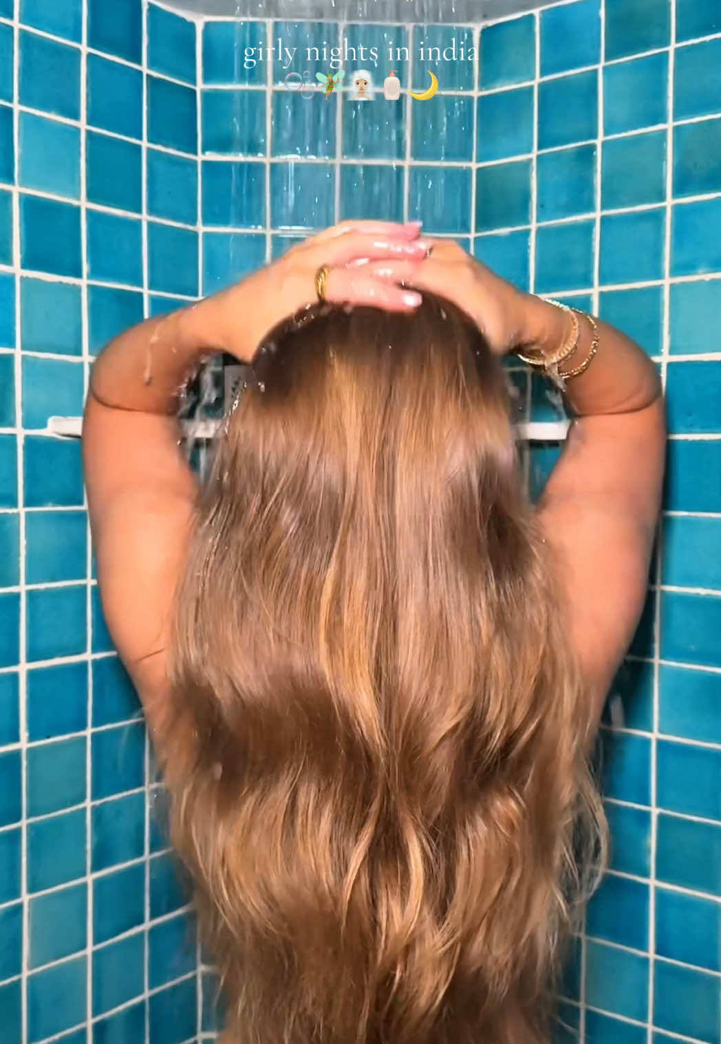 TikTok post by @by.emmaleah for Fable and Mane. Caption reads: [...] ✨😮‍💨😮‍💨 products @fableandmane holiroots....