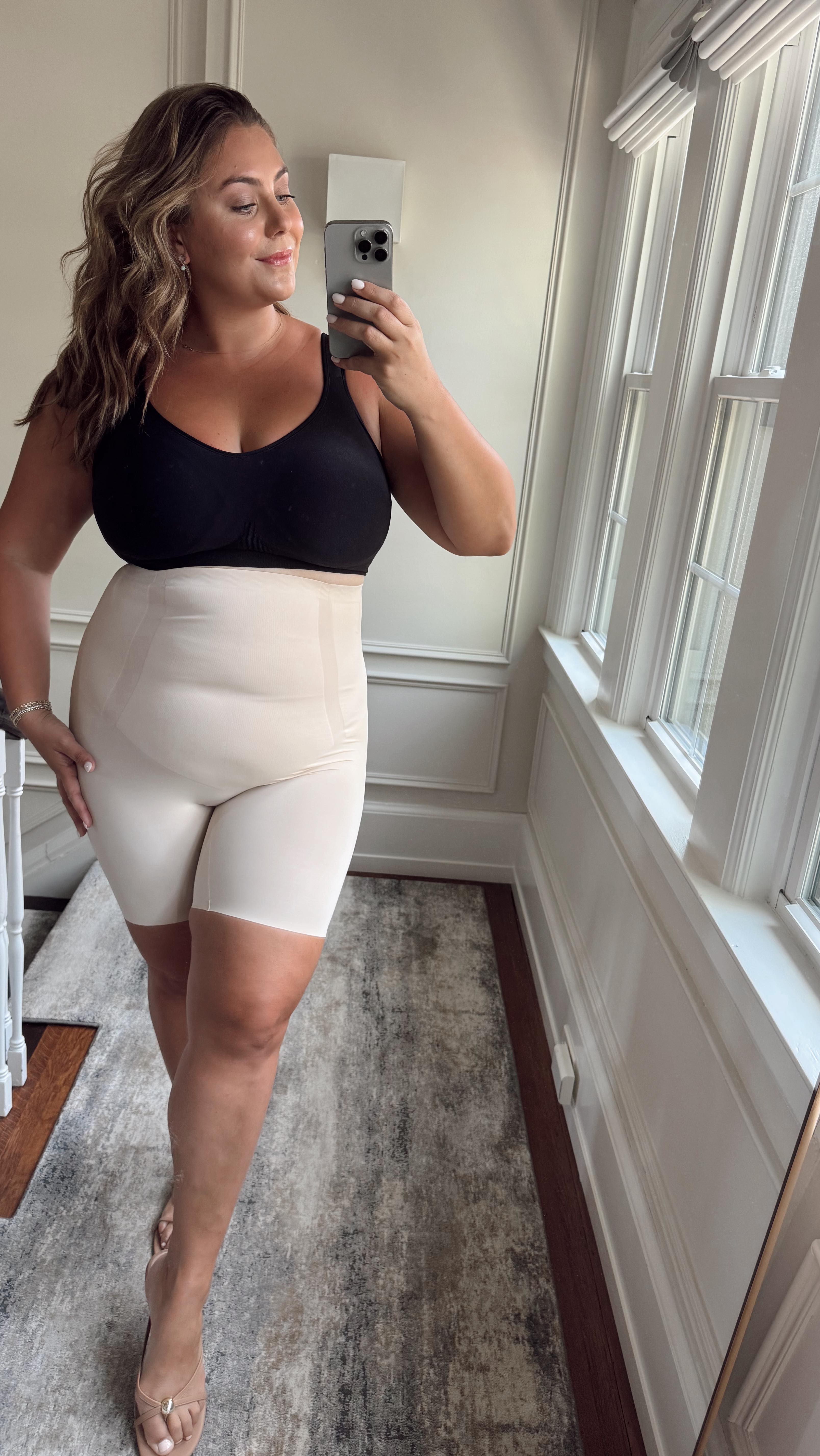 Instagram post by @caralynmirand for Shapermint. Caption reads: How to know if your shapewear fits… and meet your....