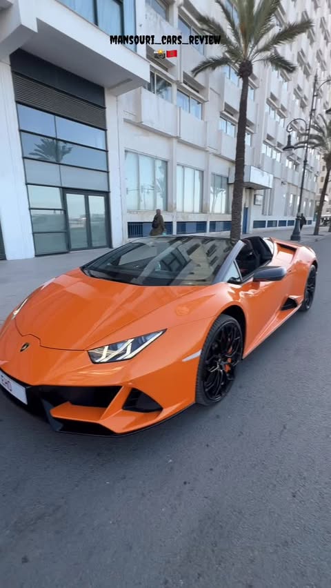 Instagram post by @mansouri_cars_review for Lamborghini. Caption reads: [...] 🇲🇦📸 . .#cars #car #carsofinstagram....