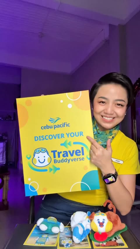 Instagram post by @niazmarudo for Cebu Pacific Air. Caption reads: Surprise from @cebupacificair !!! 🤩 Who’s your....
