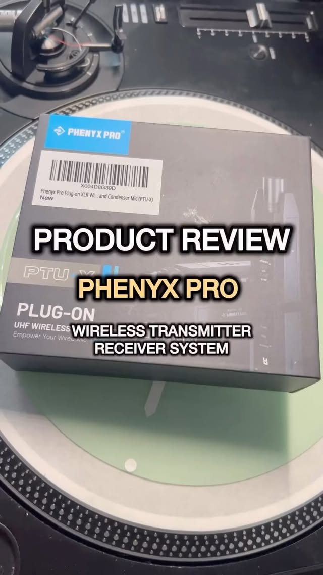 Instagram post by @djdevere for Phenyx Pro. Caption reads: First product collab with @phenyxpro 15% off ends....