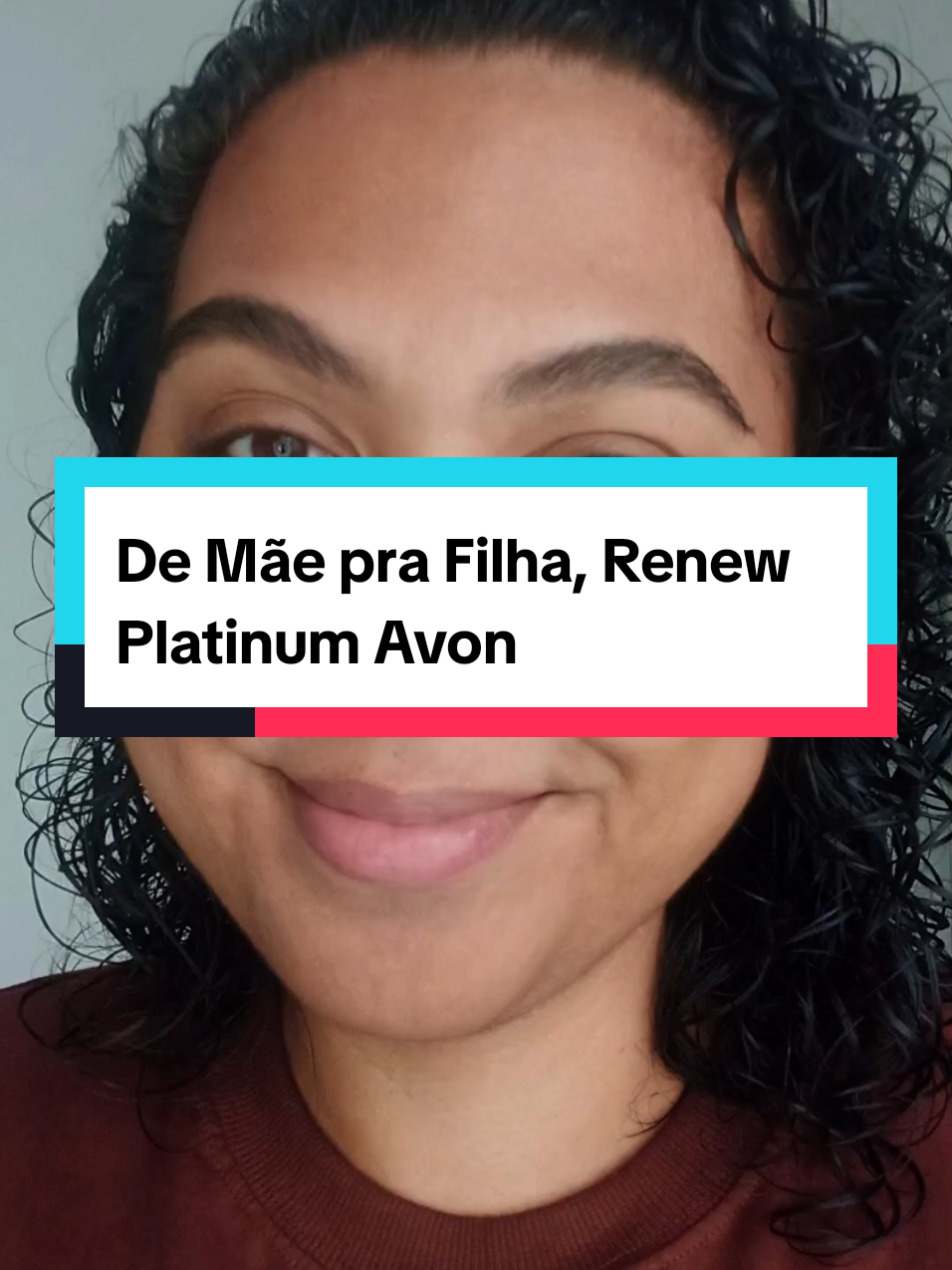 TikTok post by @janarodrigue.s for Avon. Caption reads: Qual o melhor hábito que você herdou da sua mãe?....
