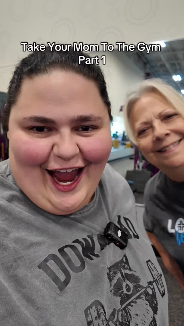 Instagram post by @theloseitlog for Planet Fitness. Caption reads: I took my mom to @planetfitness with me - part 1....