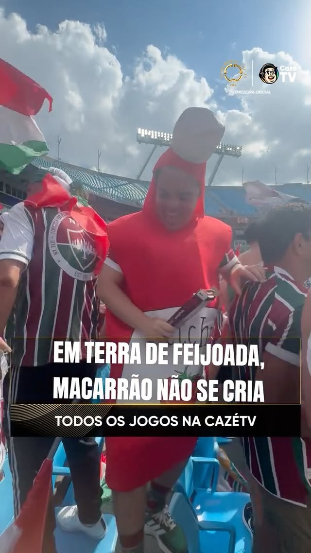 Instagram post by @gugutamaluco for CazéTV. Caption reads: [...] DE CLUBES VOCÊ ACOMPANHA NA TELA DA....