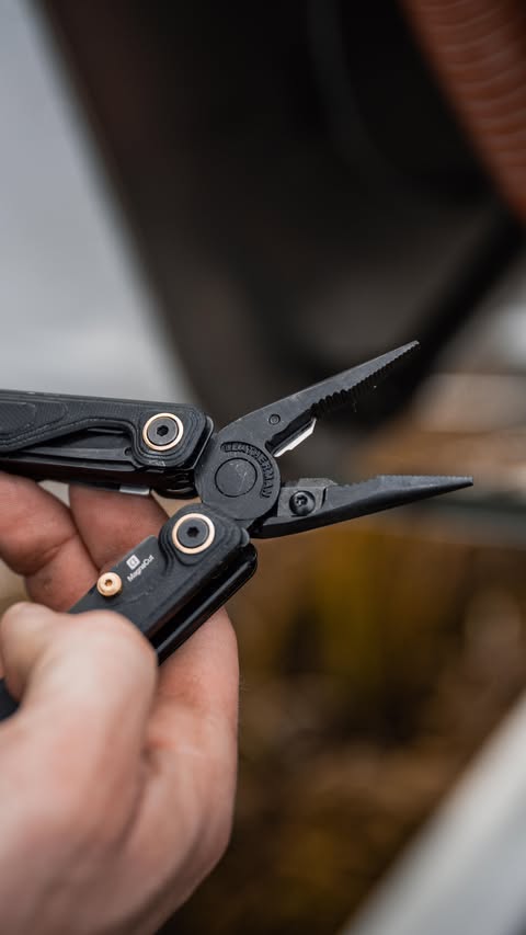 Instagram post by @roamwild_ for Leatherman. Caption reads: [...] itself again and again in Alaska. The....