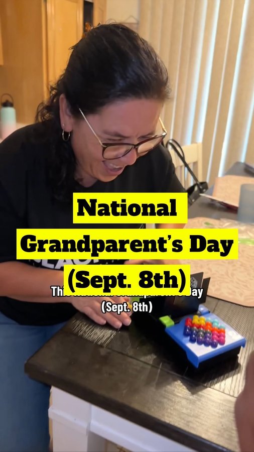 Instagram post by @silent_math_ for Educational Insights. Caption reads: Grandparents don’t get enough recognition so thank....