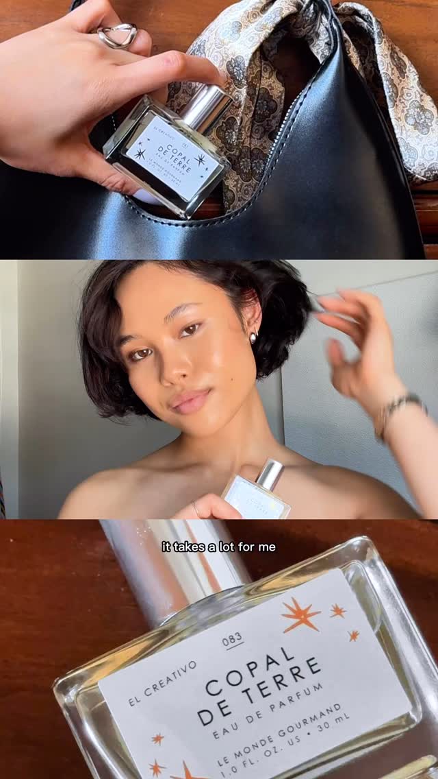 Instagram post by @alissa.iris for Le Monde Gourmand | Willowbrook Il. Caption reads: the perfect balance of sweet & earthy 🍨🪵🤎....