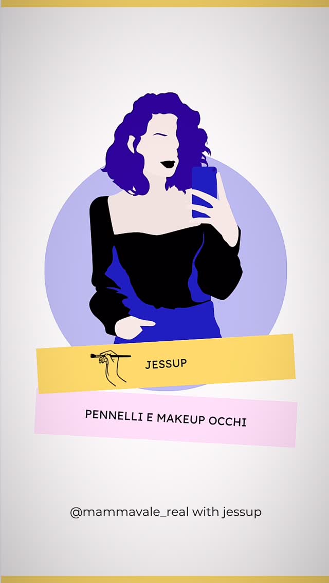 Instagram post by @mammavale_real for Jessupbeauty. Caption reads: JESSUP 
Vi presento la linea 14-in-10 duo-end....