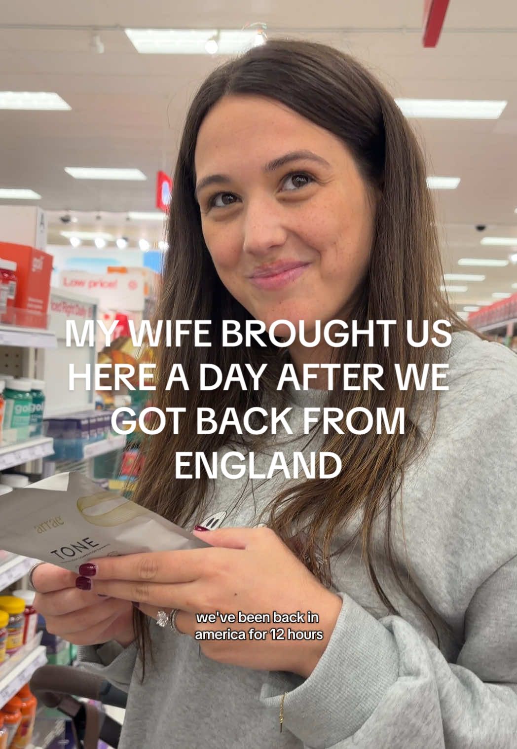 TikTok post by @samandmonica for Arrae. Caption reads: [...] after we got back LOL 😂 #fyp #couples....