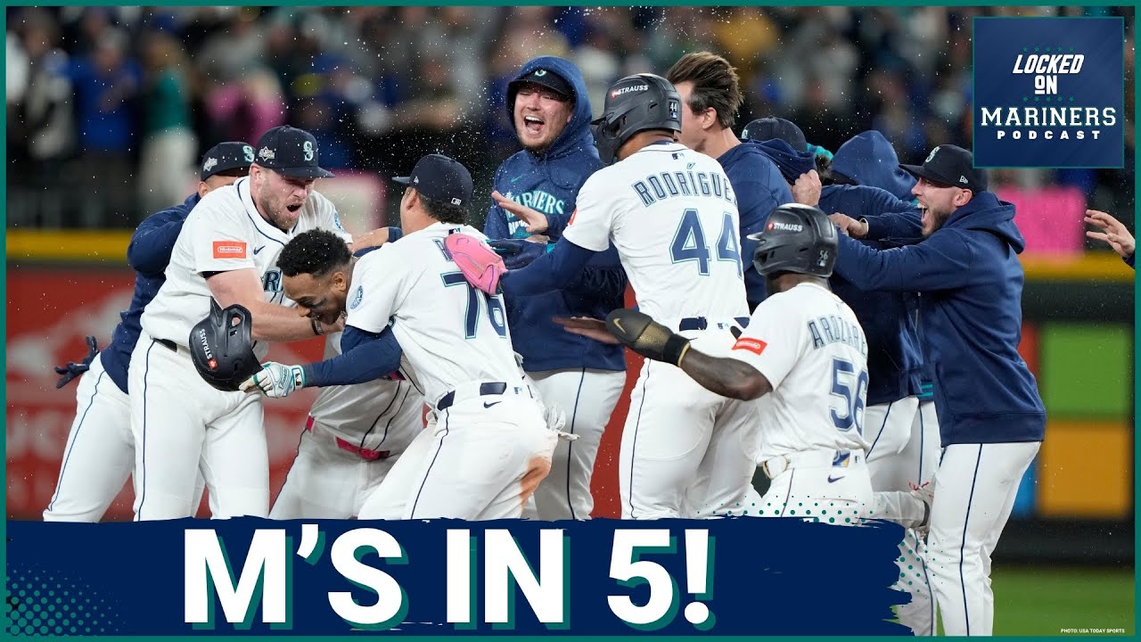YouTube post by @LockedOnMariners for 5-hour ENERGY. Caption reads: THE SEATTLE MARINERS ARE GOING TO THE ALCS!!!.