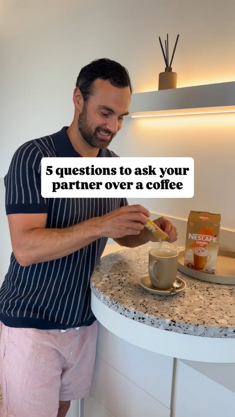 Instagram post by @cammerchant for NESCAFÉ. Caption reads: [...] me. One she’ll never let me live down.....