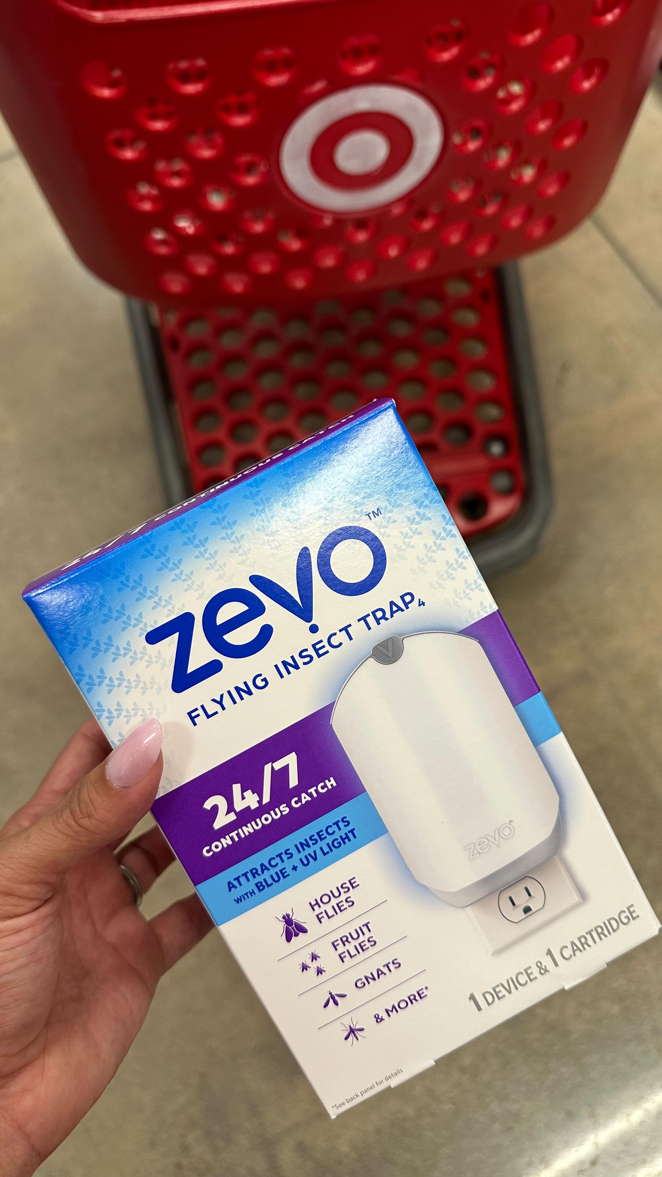 Instagram post by @targetpursuit for Zevo. Caption reads: #ad #ZevoPartner Did you know that it only takes....