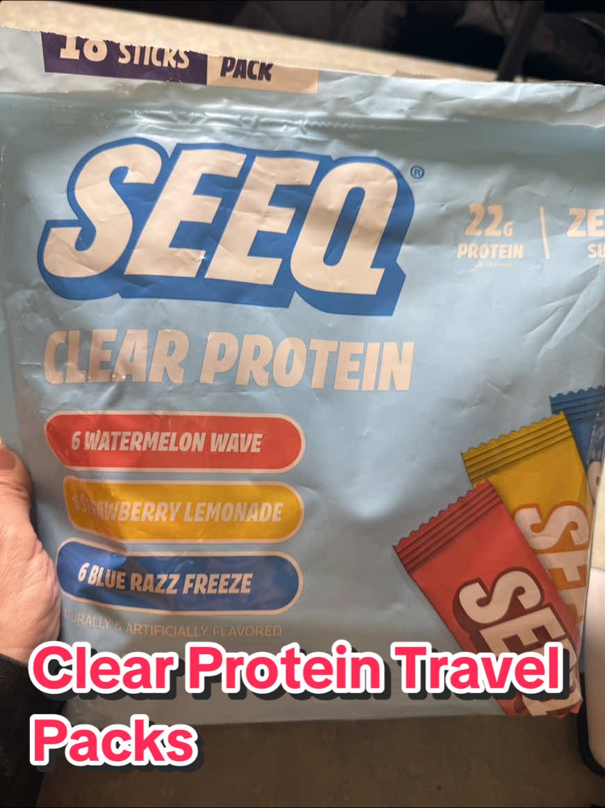TikTok post by @fitmom.4life for SEEQ SUPPLY. Caption reads: @SEEQ SUPPLY #seeqprotein #proteindrink [...].