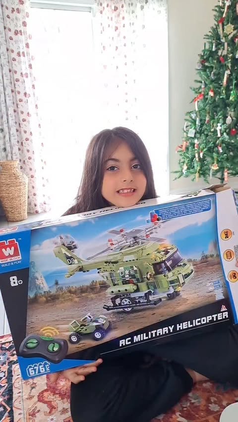 Instagram post by @producttesterreviewer for Alpha Toys. Caption reads: This RC Military Helicopter from @alpha.toy Wise....