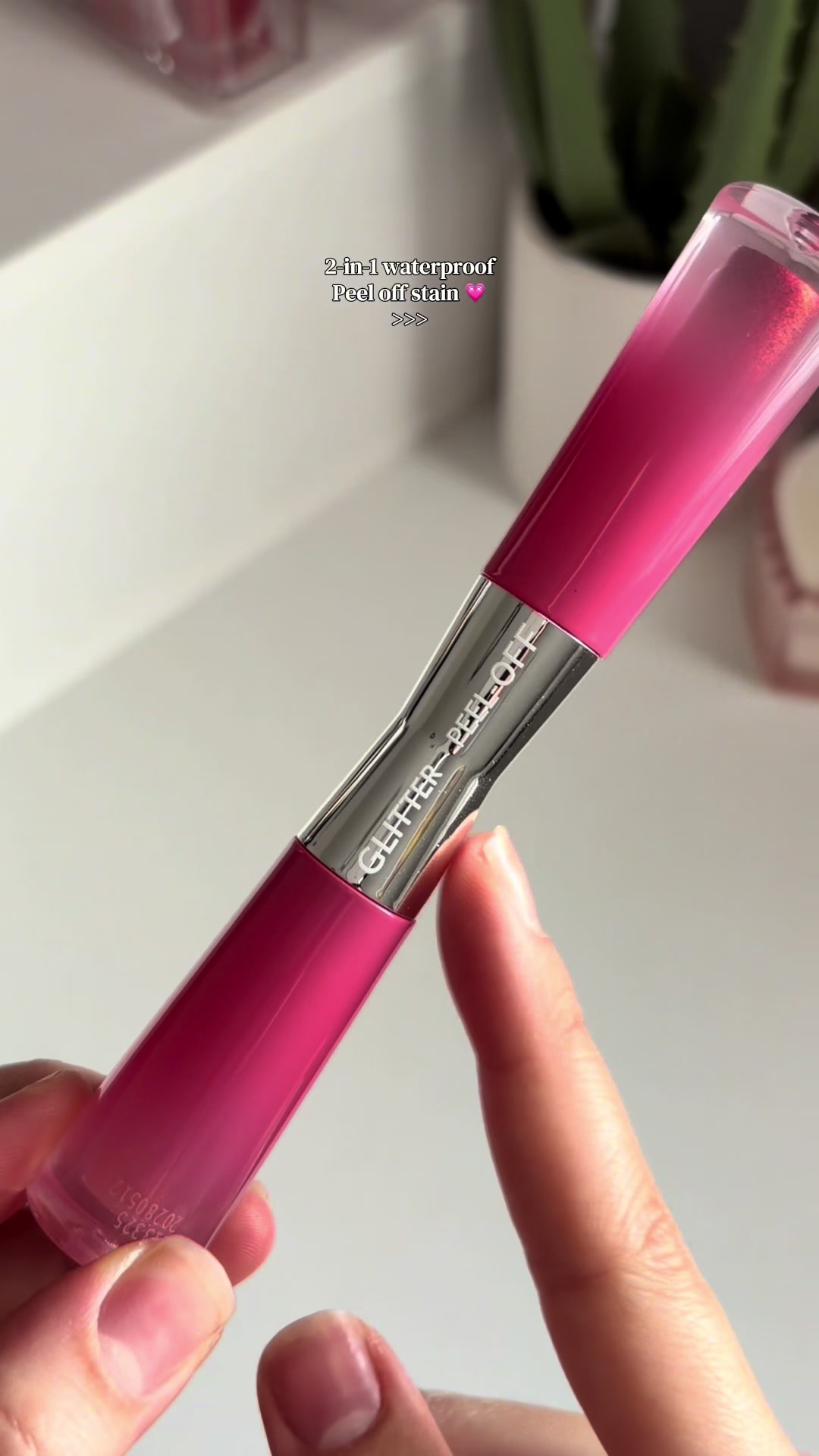 TikTok post by @.shopaholics_ for uCoolMe Lashes. Caption reads: 💖 The coolest lip from @UCoolMeLashes @uCoolMe....