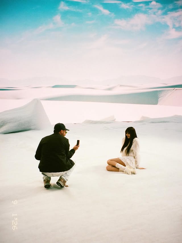 Instagram post by @ronniefieg for Kith. Caption reads: BTS of Kith Women Spring 2026: Designed by Lisa.....