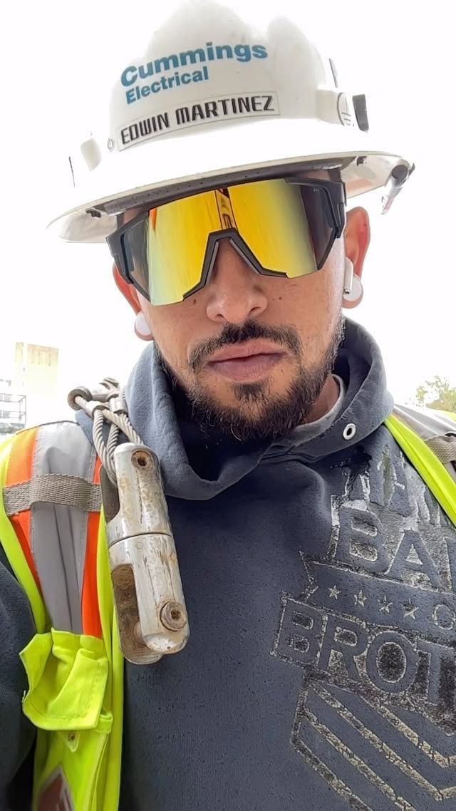 Instagram post by @electricalsolutionspro for Bomber Eyewear. Caption reads: [...] joined the #bombsquad 💣 Rocking the....