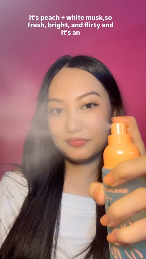 Instagram post by @tuccualokali for Nykaa Wanderlust. Caption reads: #ad Nykaa Wanderlust Peach Bellini✨....