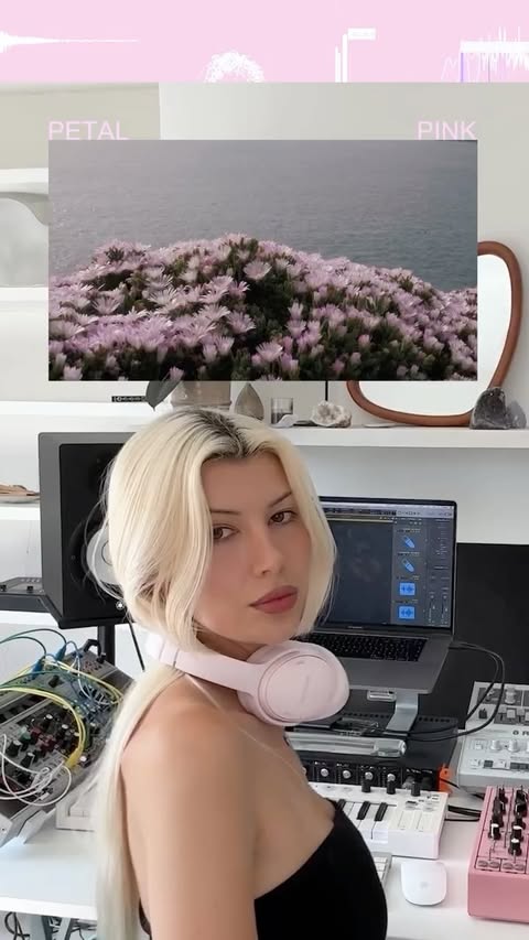 Instagram post by @solvofficial for Bose. Caption reads: Hearing in color 🌸🌸🌸

@solvofficial brings....