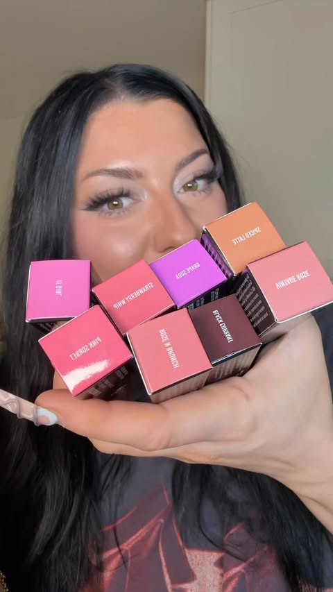 Instagram post by @glambbi for Danessa Myricks Beauty. Caption reads: new glosses from @danessamyricksbeauty !! let me....