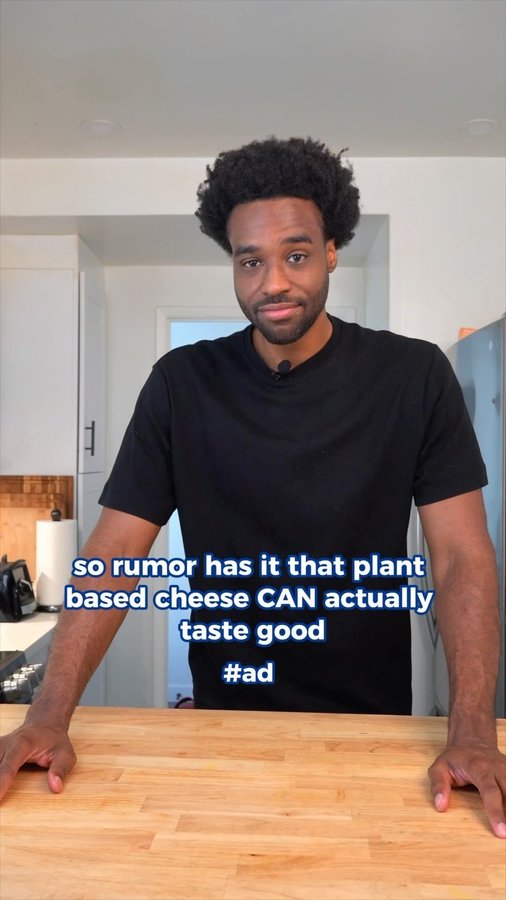 Instagram post by @tappedinwellness for Follow Your Heart. Caption reads: #ad Best Plant-Based Cheese....