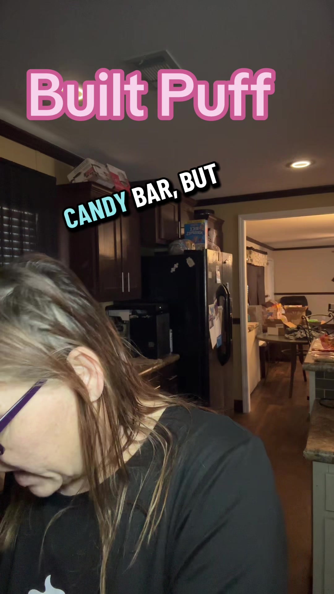 TikTok post by @ashley.ryn for BUILT Bar. Caption reads: #creatorsearchinsights a sweet treat that tastes....