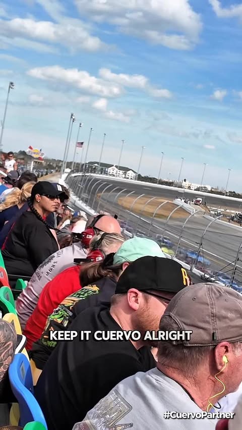 Instagram post by @taylor_williams.3 for Jose Cuervo USA. Caption reads: #CuervoPartner Race day energy. 200 laps of....