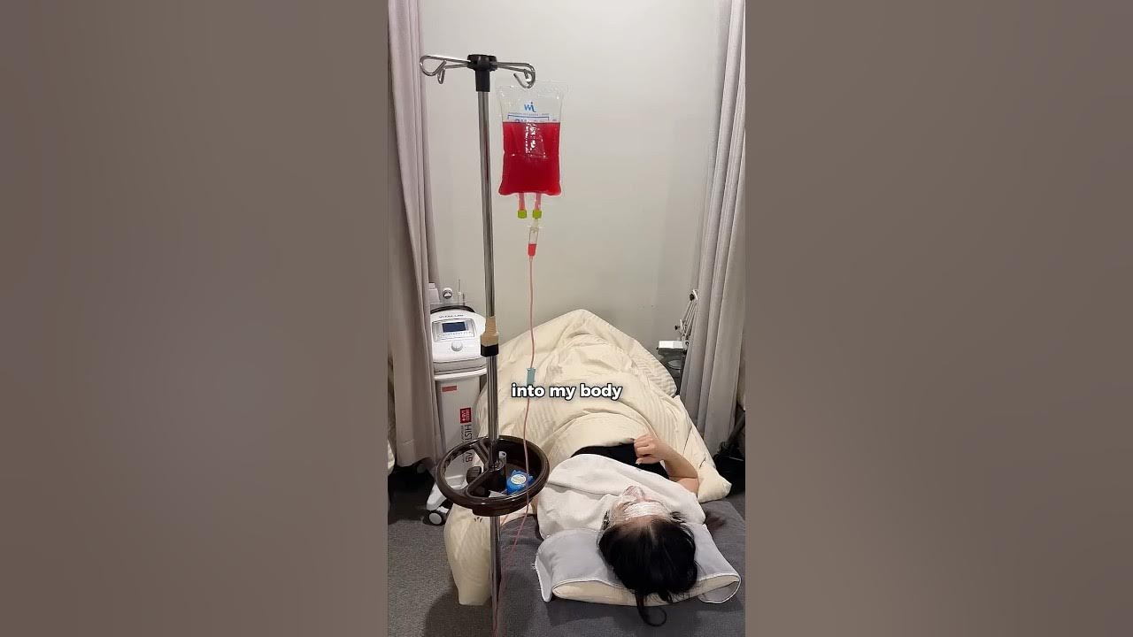 YouTube post by @tina_yong for Coreelle. Caption reads: They took my blood.