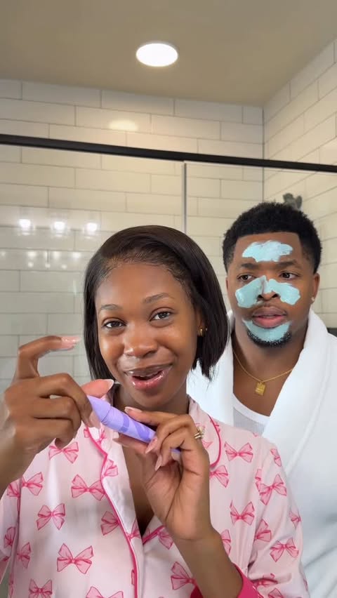 Instagram post by @mojisaiah for Benefit Cosmetics. Caption reads: 2026 ins: glowing skin, 2026 outs: pore junk 
Get....